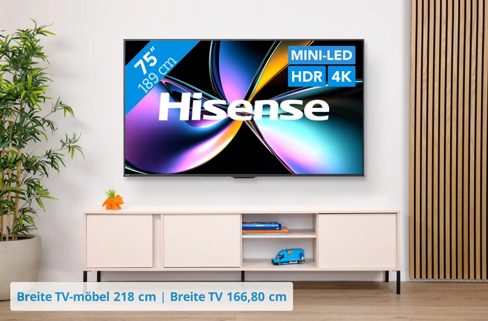 Thumbnail 12 de Hisense 75 Zoll ULED Mini-LED U79Q PRO (2025) + AX3120Q Soundbar – Set