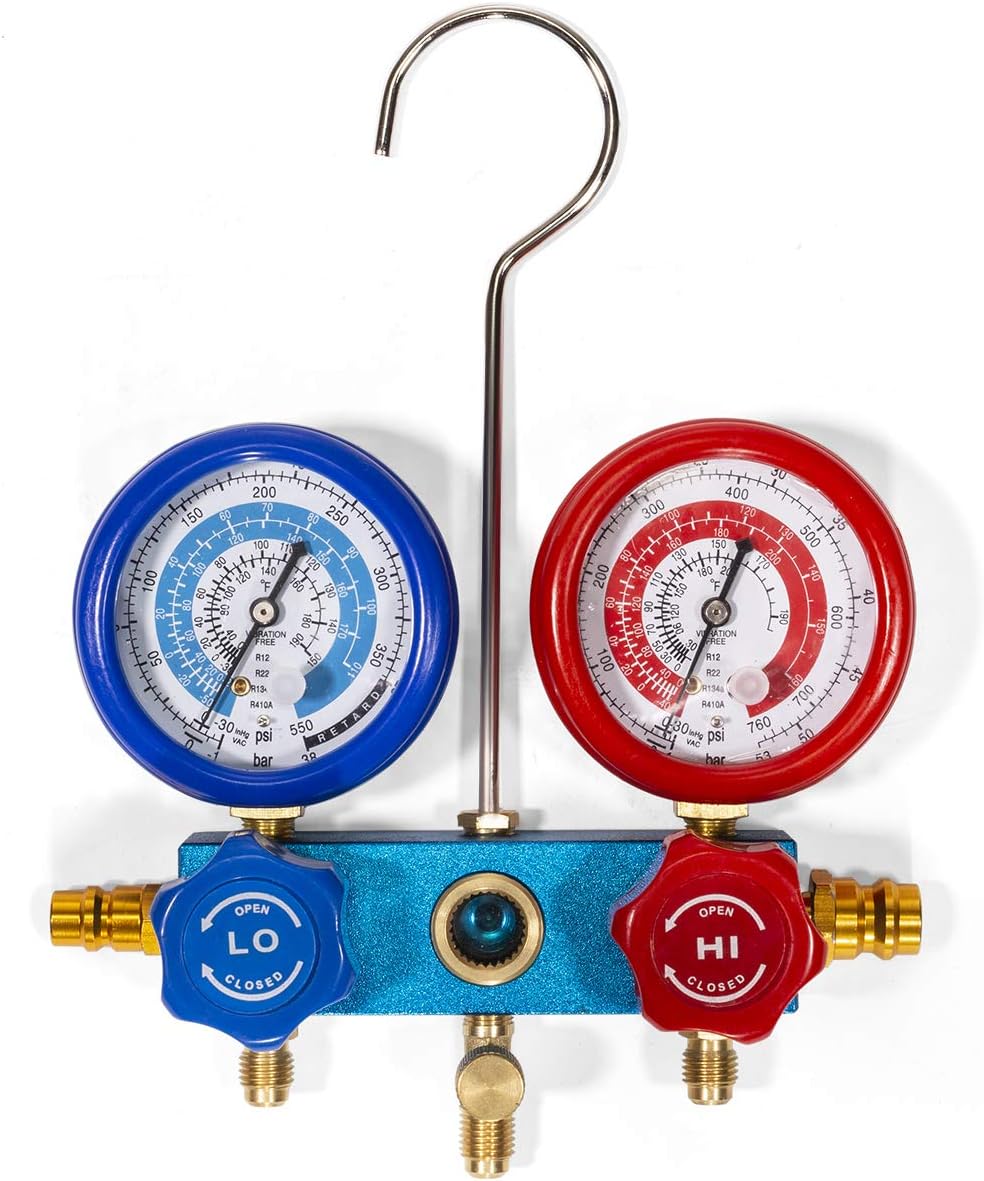 Detalle 2 de 4CFM Vacuum Pump A/C Manifold Gauge Kit