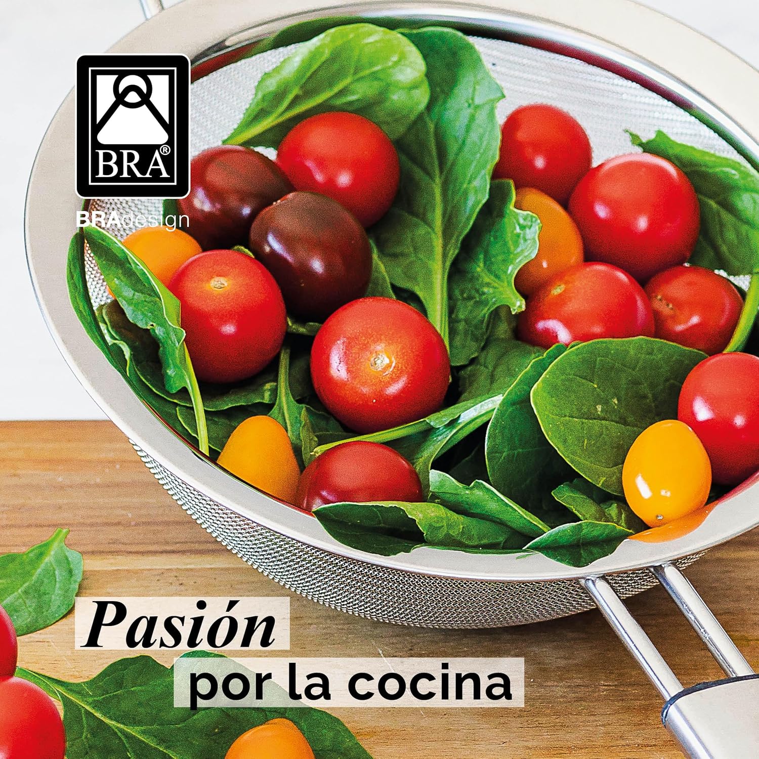 Thumbnail 5 de BRA Set 3 coladores 12-16-19 cm acero inox 18/10