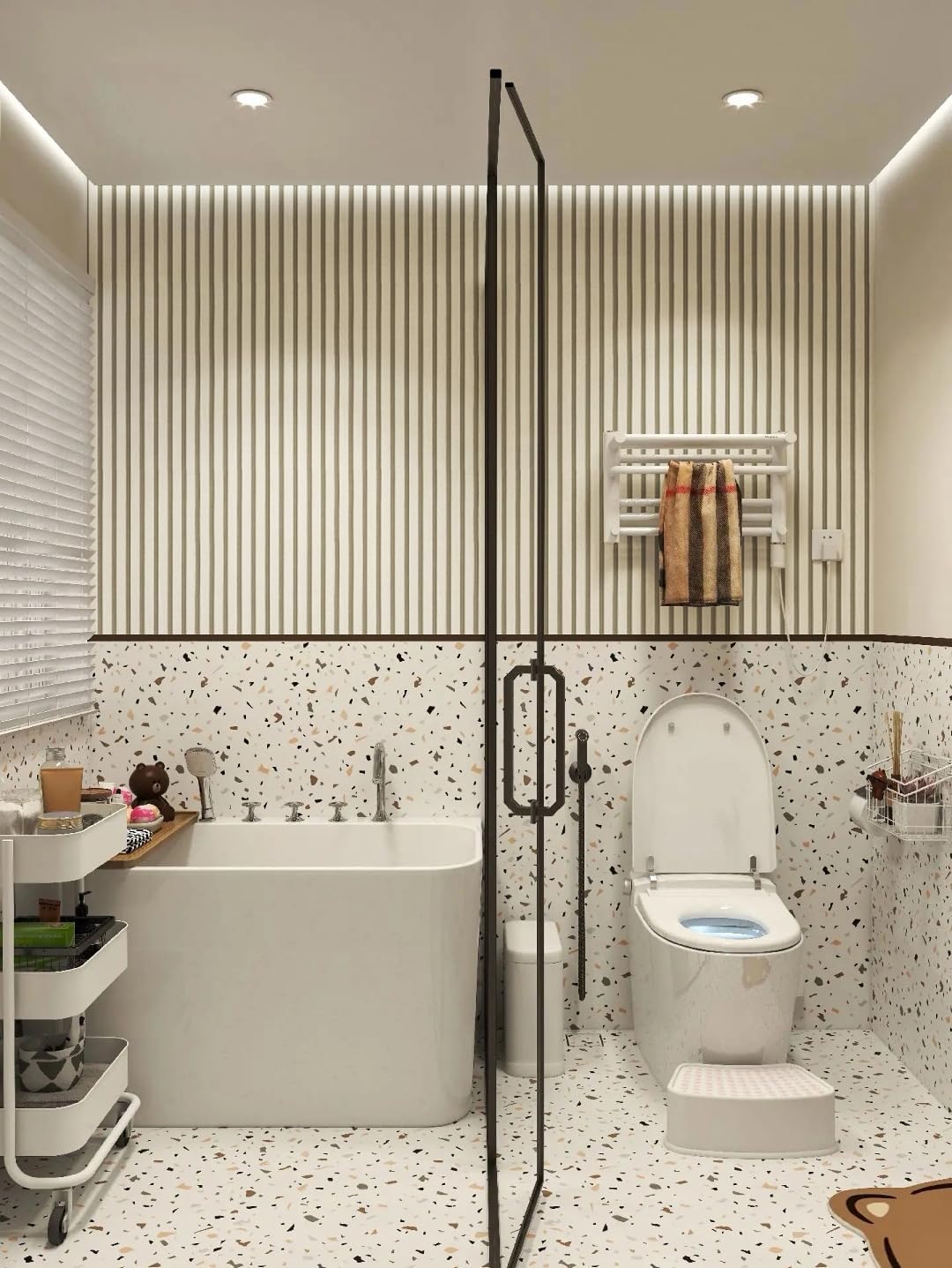 Detalle de myforHD Wood Grating Wallpaper Peel & Stick Wallpaper