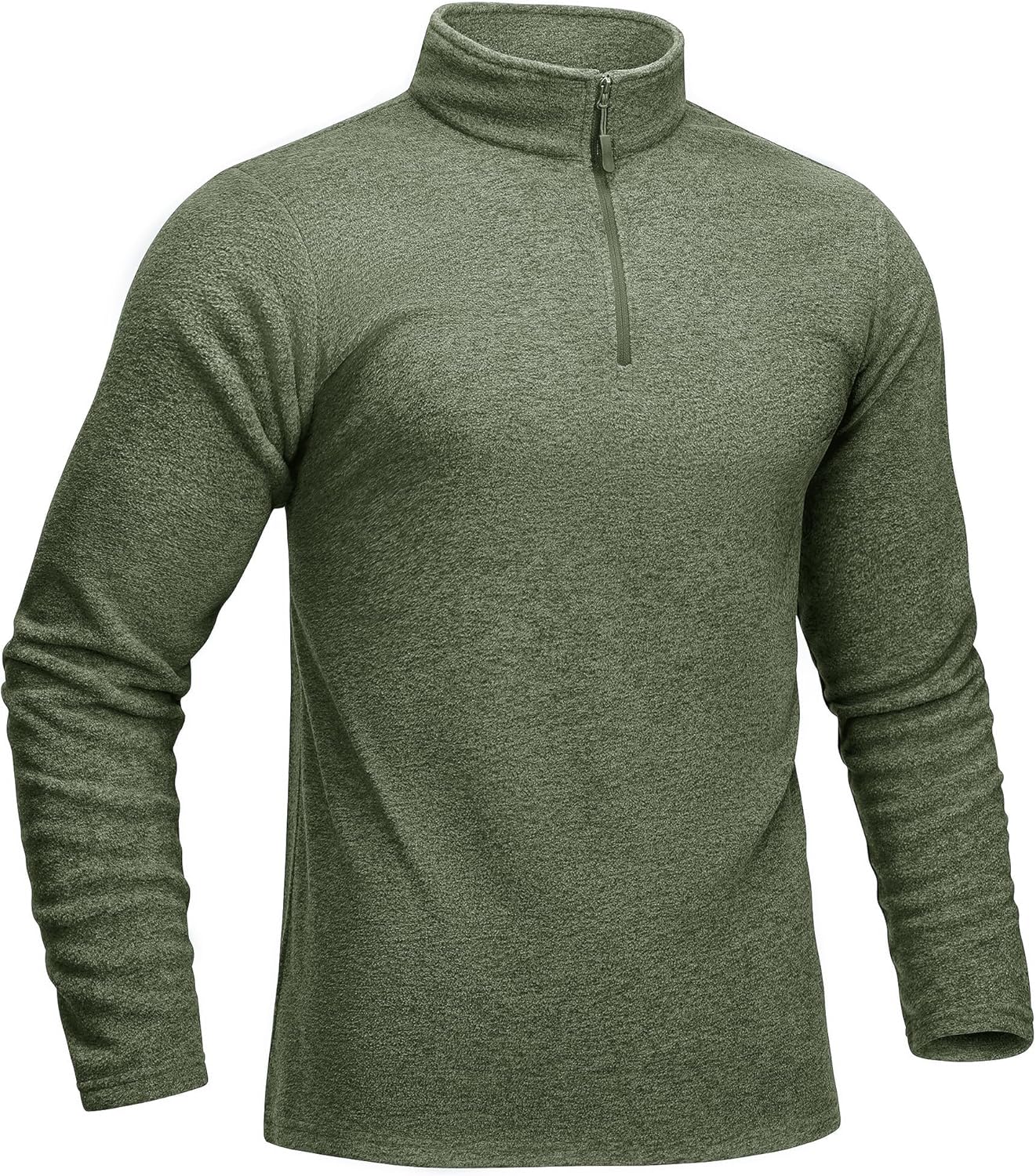 Thumbnail 6 de KEFITEVD Men's Fleece Pullover Quarter Zip Sweatshirt – Winter Thermal Windproof