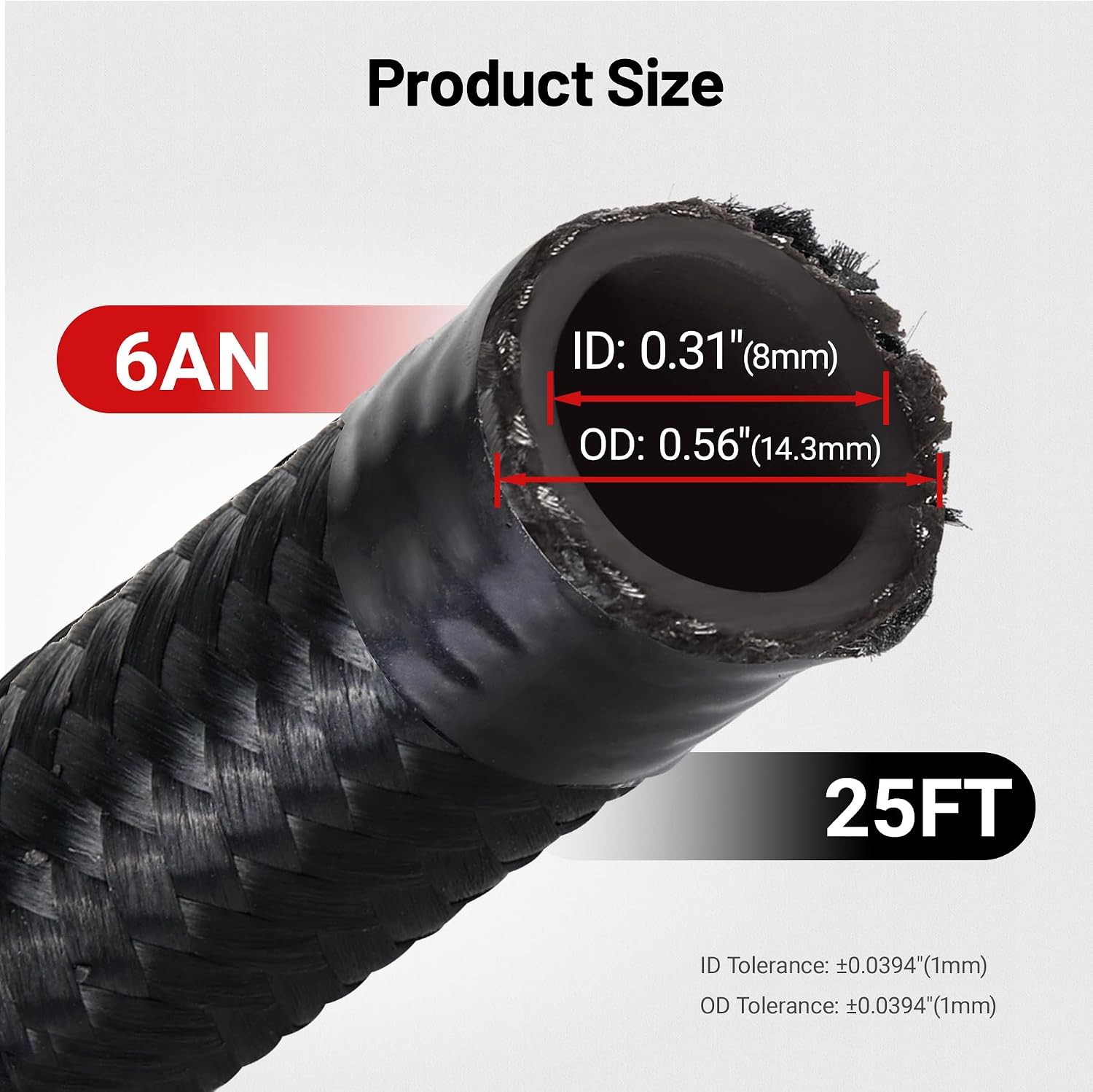 Detalle de EVIL ENERGY 6AN Fuel Line Kit 25FT