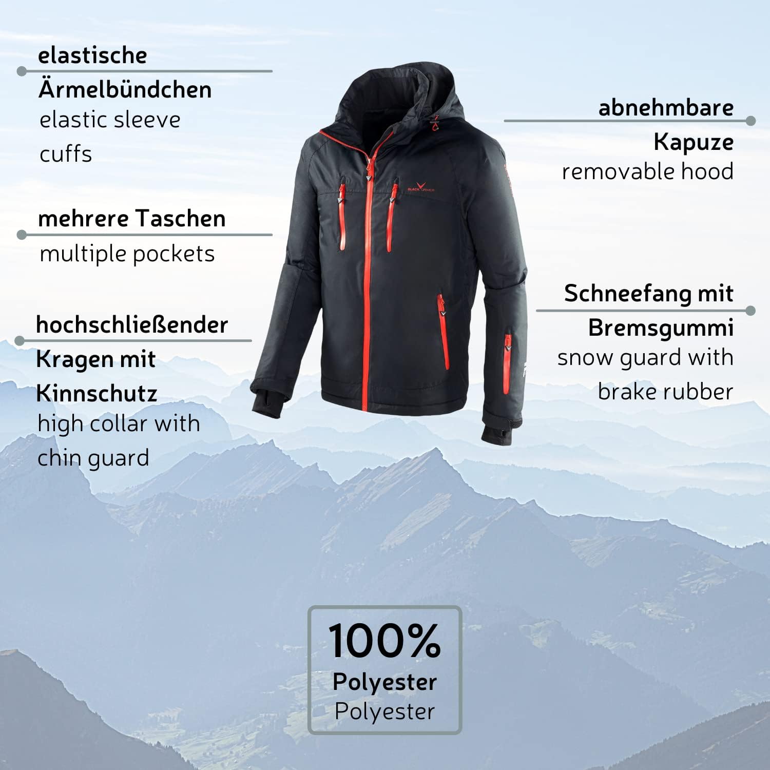 Thumbnail 4 de Black Crevice Veste de ski Homme 5000 mm