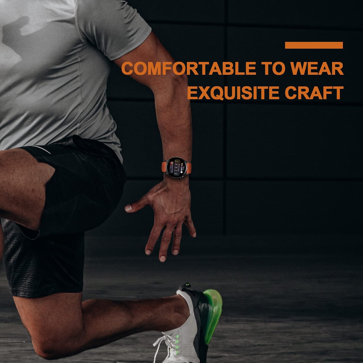 Thumbnail 4 de Silikon-Armband (22 mm) kompatibel mit Huawei/Honor Uhrmodellen – robust, wasserdicht & einfach zu wechseln