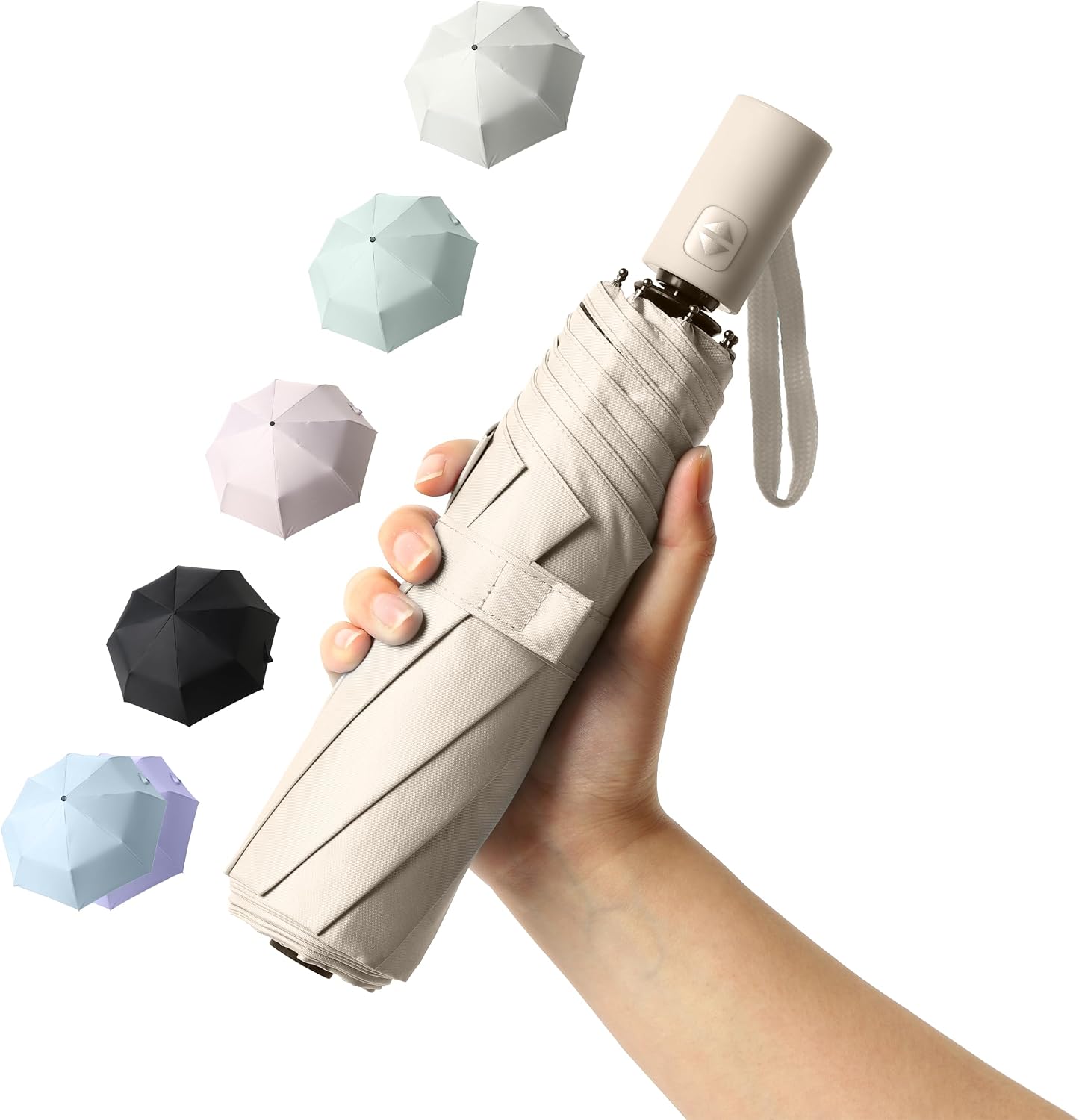 Detalle de BAODINI travel umbrella with UV 50+ protection