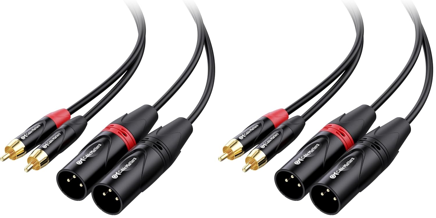 Thumbnail 6 de Cable Matters asymmetrisches Cinch-auf-XLR-Kabel (2×RCA auf XLR) – 1,8 m