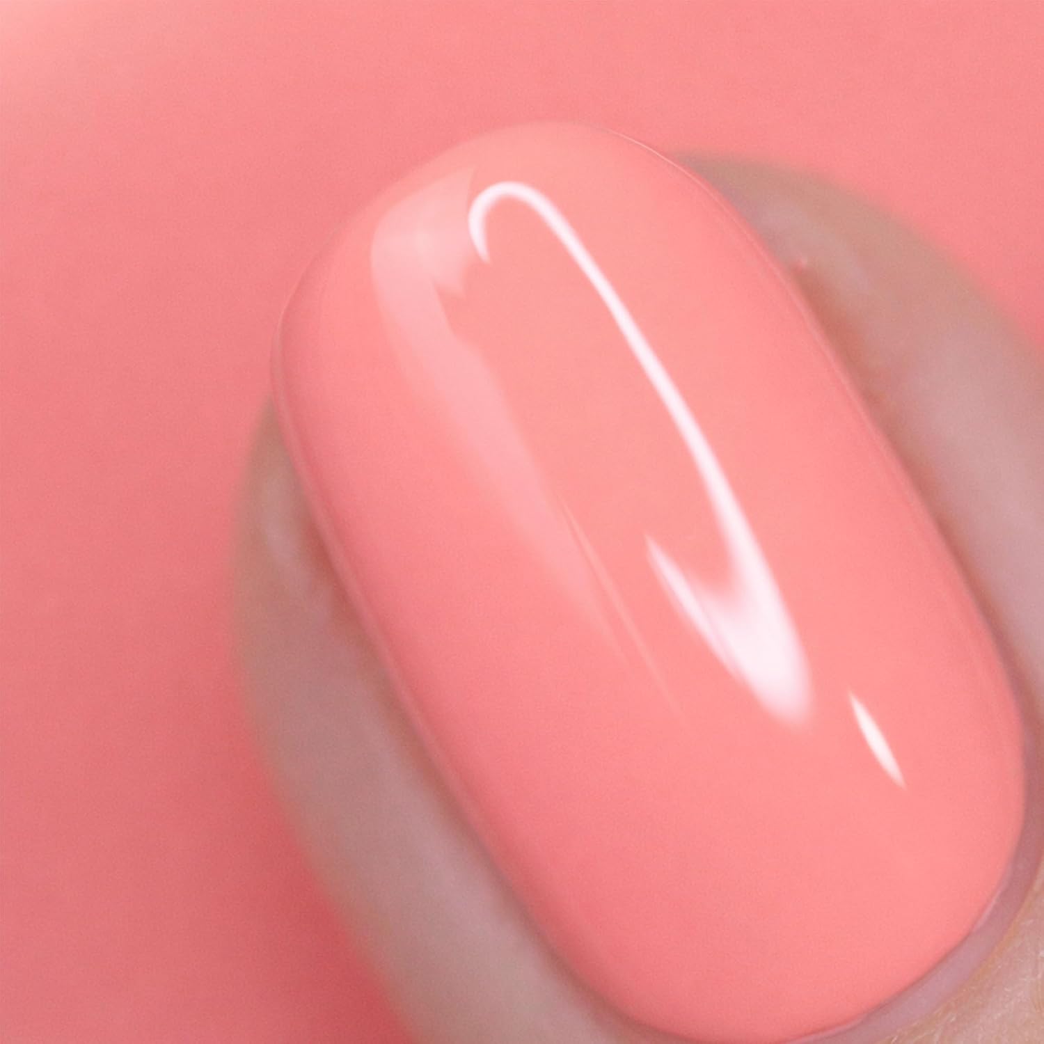 Detalle de Nails.INC It's Topless Gel-Like Nail Polish in Peach Creme (Paloma) – 4-in-1, Air Dry