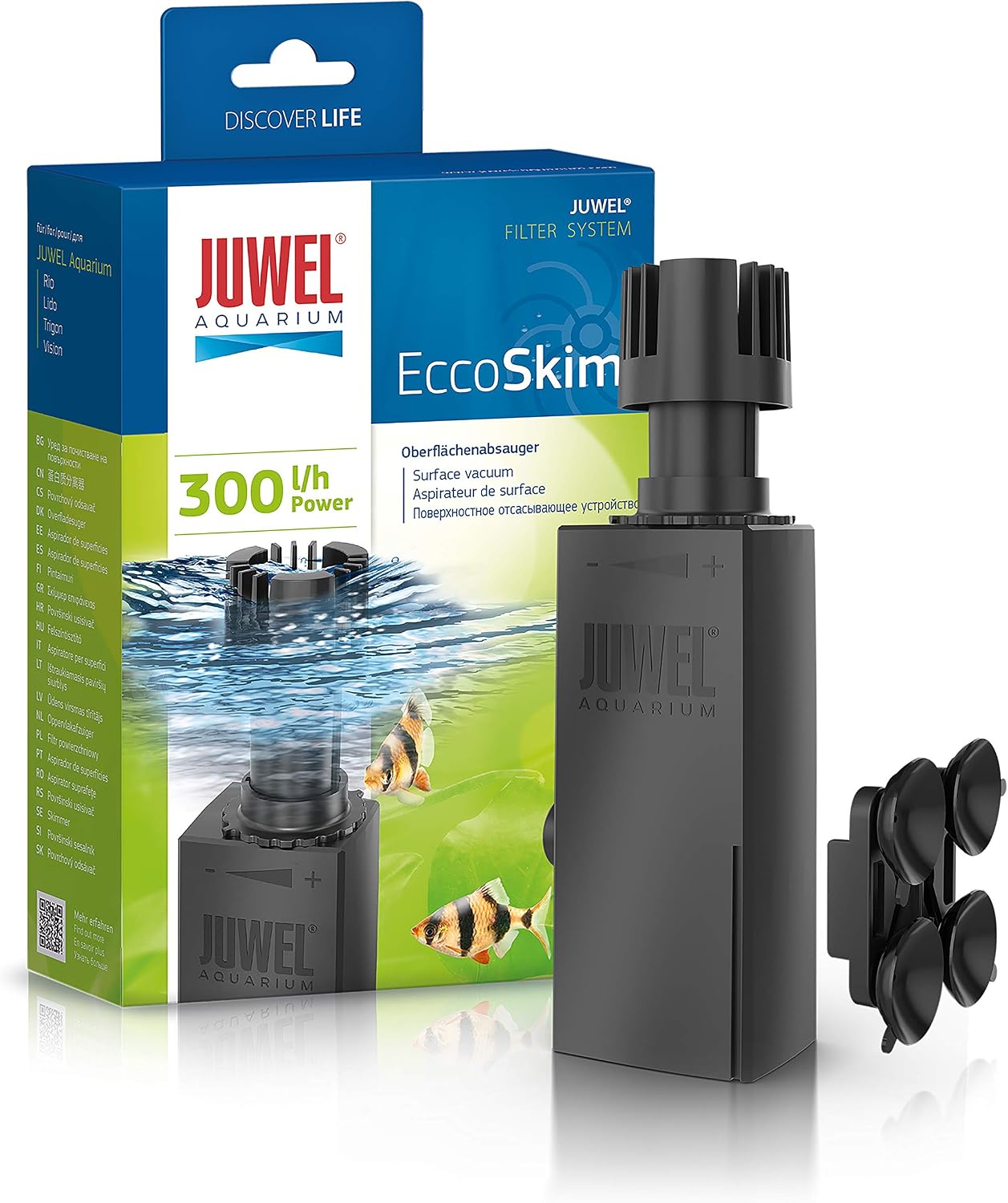Detalle de JUWEL Aquarium 87025 odkurzacz powierzchniowy 300 l/h z regulacją zasysania