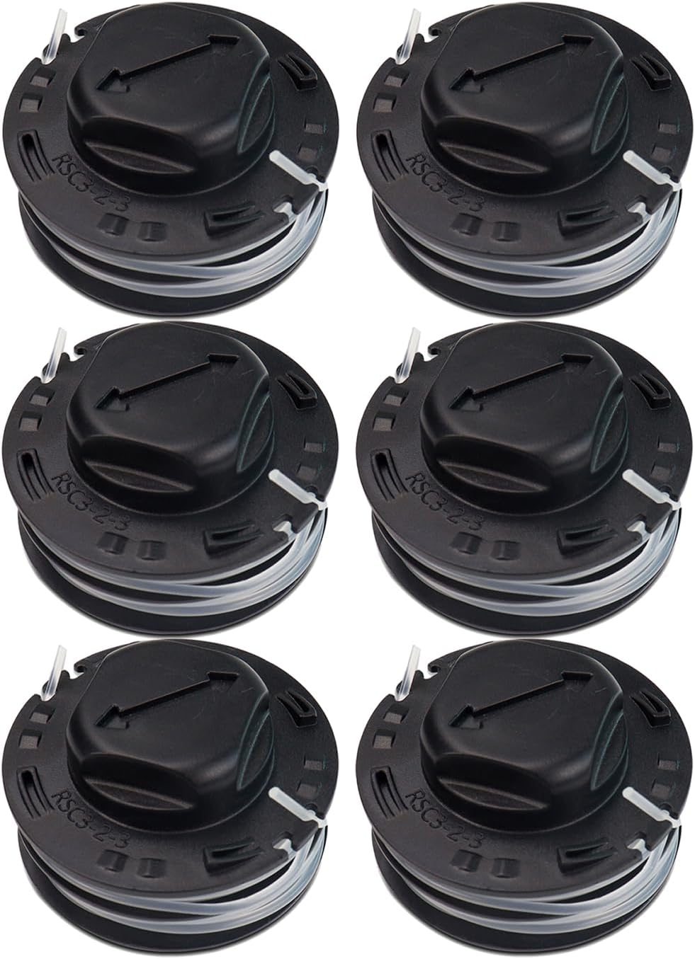 Detalle de Odashen 6 Pack C3-2 Pre-Wound Trimmer Spool Replacement for Stihl FSA 57/56/50 and FSE 52/50