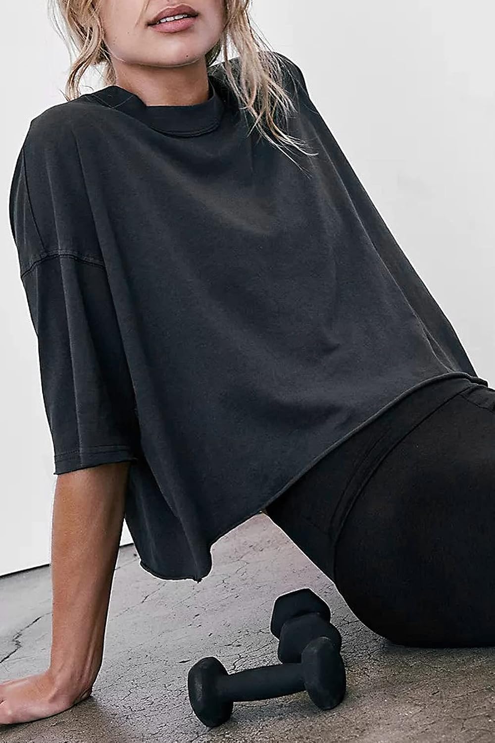 Detalle de Women’s Oversize Crop Top T-Shirts