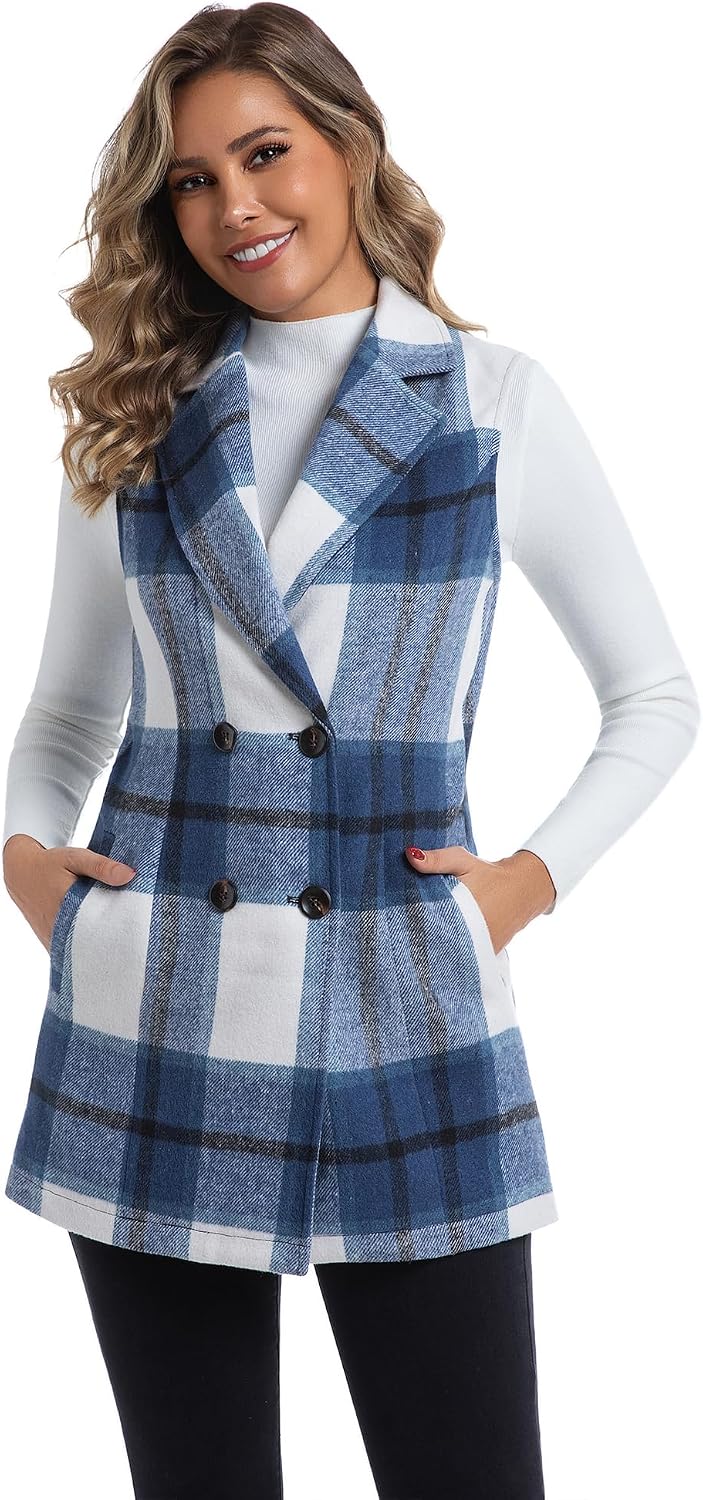 Detalle de IDEALSANXUN Women's Tweed Vest