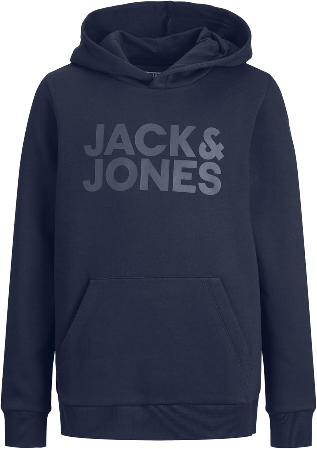 Thumbnail 6 de Jack & Jones Junior felpa con cappuccio Logo Hoodie Junior – nera e blu scuro