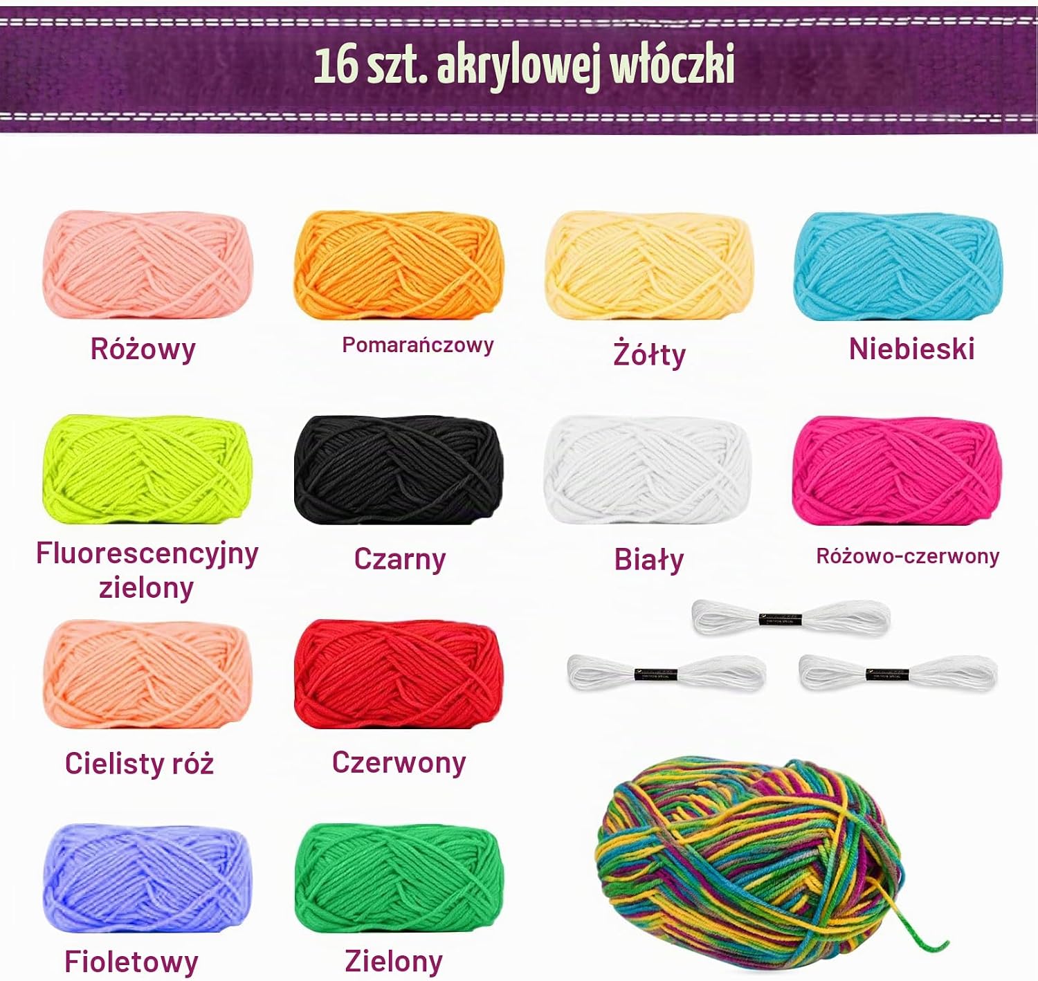 Thumbnail 2 de LYKTRIX ZBJ002 Kinder Webrahmen Set – drewniane krosno dla dzieci
