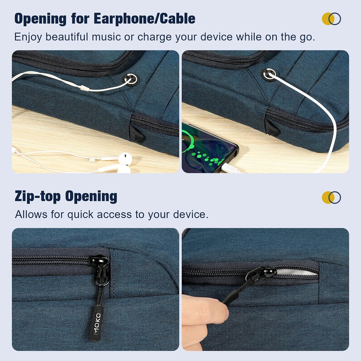 Thumbnail 4 de MoKo Funda para iPad Pro 12.9" y Galaxy Tab S9