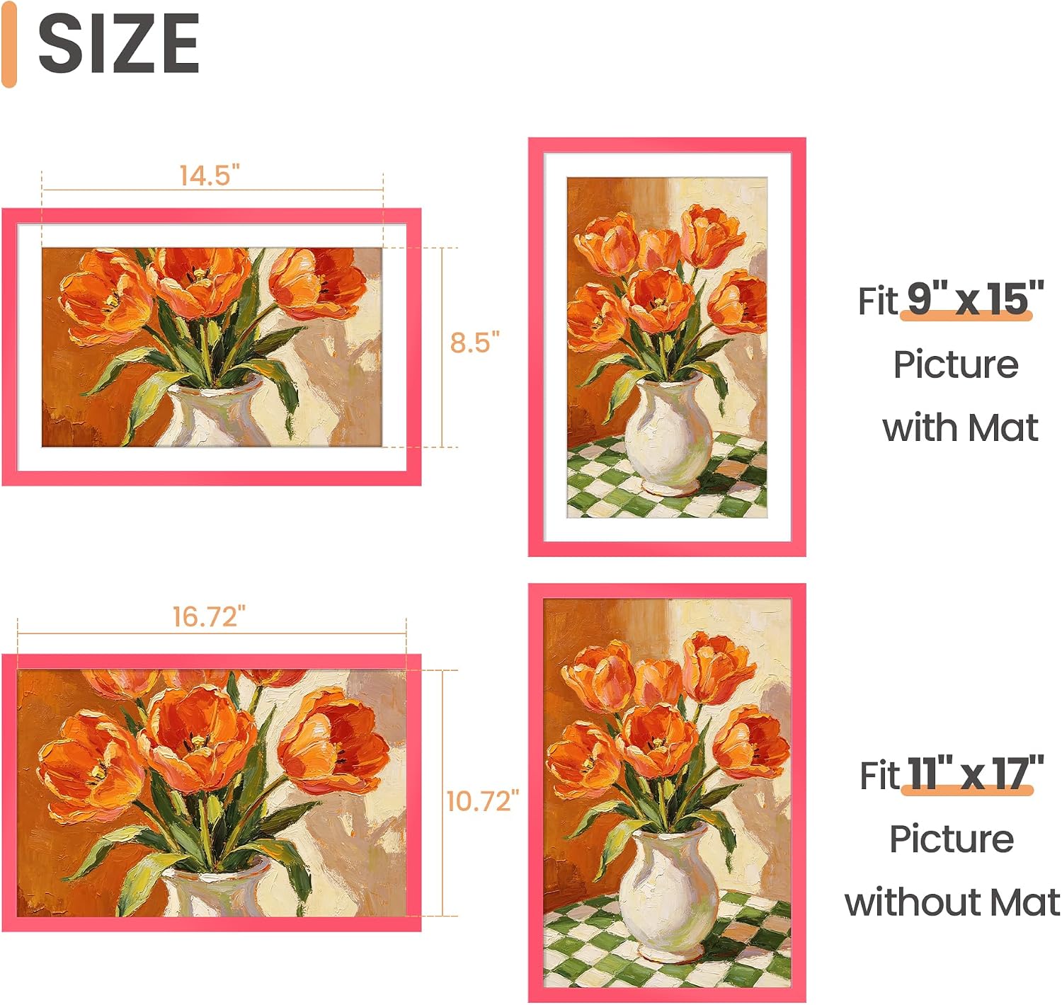 Thumbnail 2 de upsimples Picture Frame 11 x 17