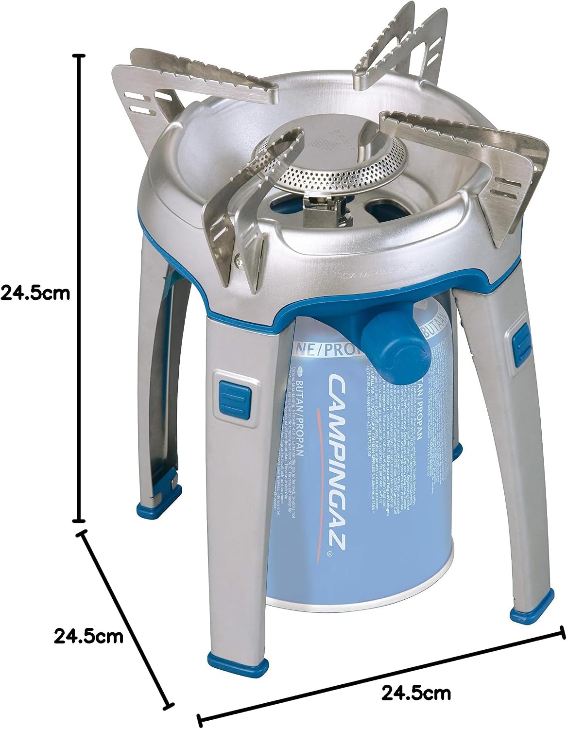 Detalle 2 de Campingaz Bivouac Instastart fornello: fornello a gas compatto con accensione piezoelettrica