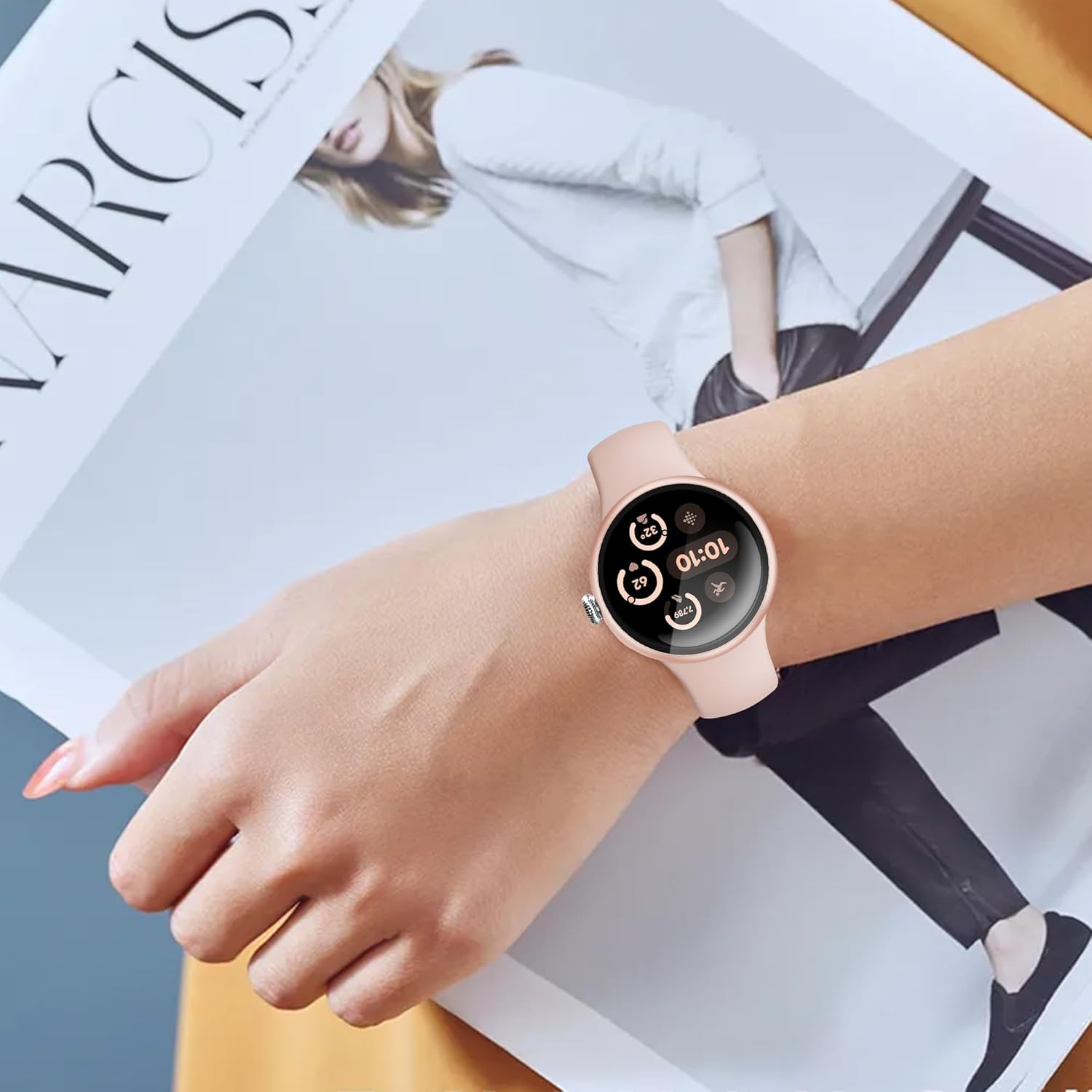 Thumbnail 5 de Tiorecime 10-Pack Case for Google Pixel Watch 3/2/1 (41mm) with Tempered Glass Screen Protector