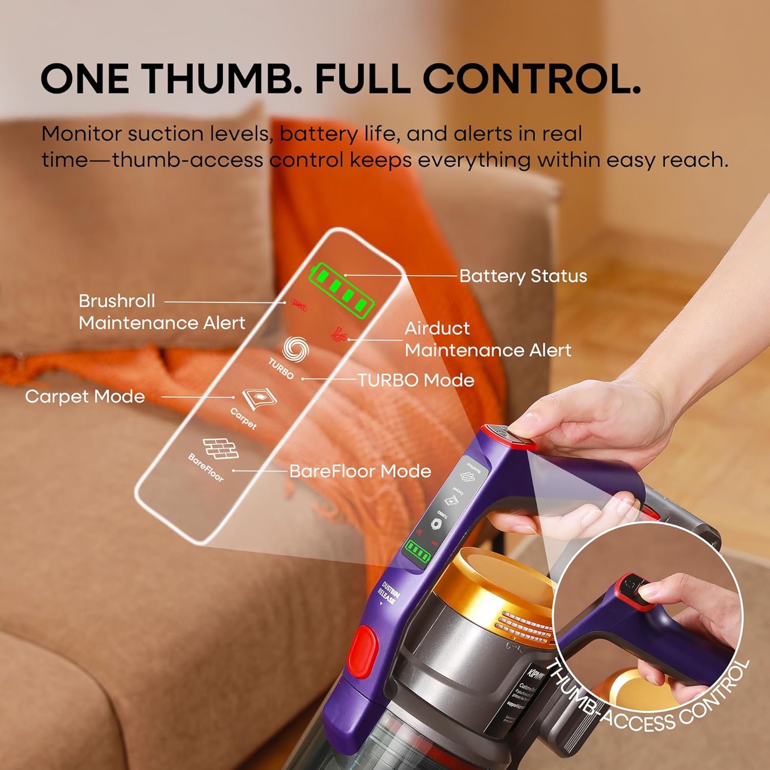 Detalle 2 de X20 Cordless Vacuum Cleaner 70Mins