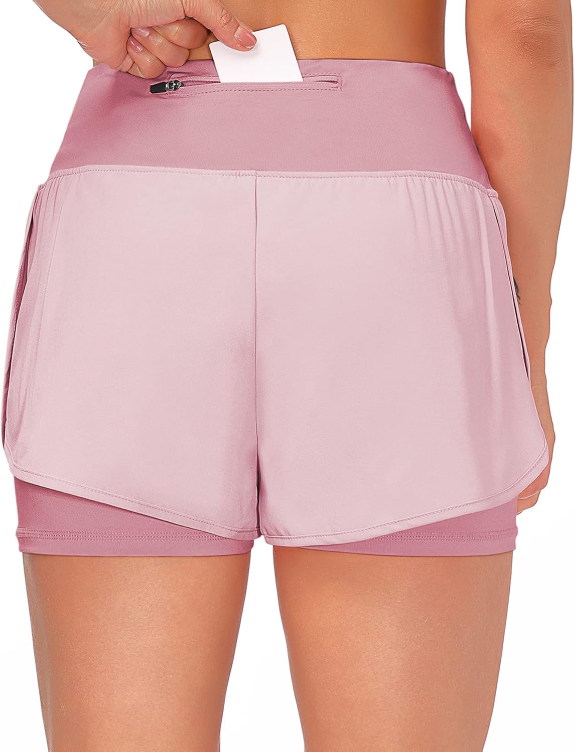 Thumbnail 1 de Tincini Women’s 2 in 1 Shorts – Summer Running and Gym Wear (2 in 1 Design)