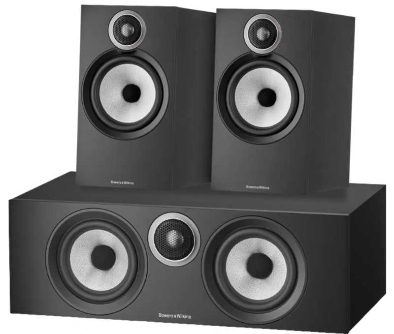 Detalle de Bowers & Wilkins HTM6 S3 + 606 S3 Schwarz