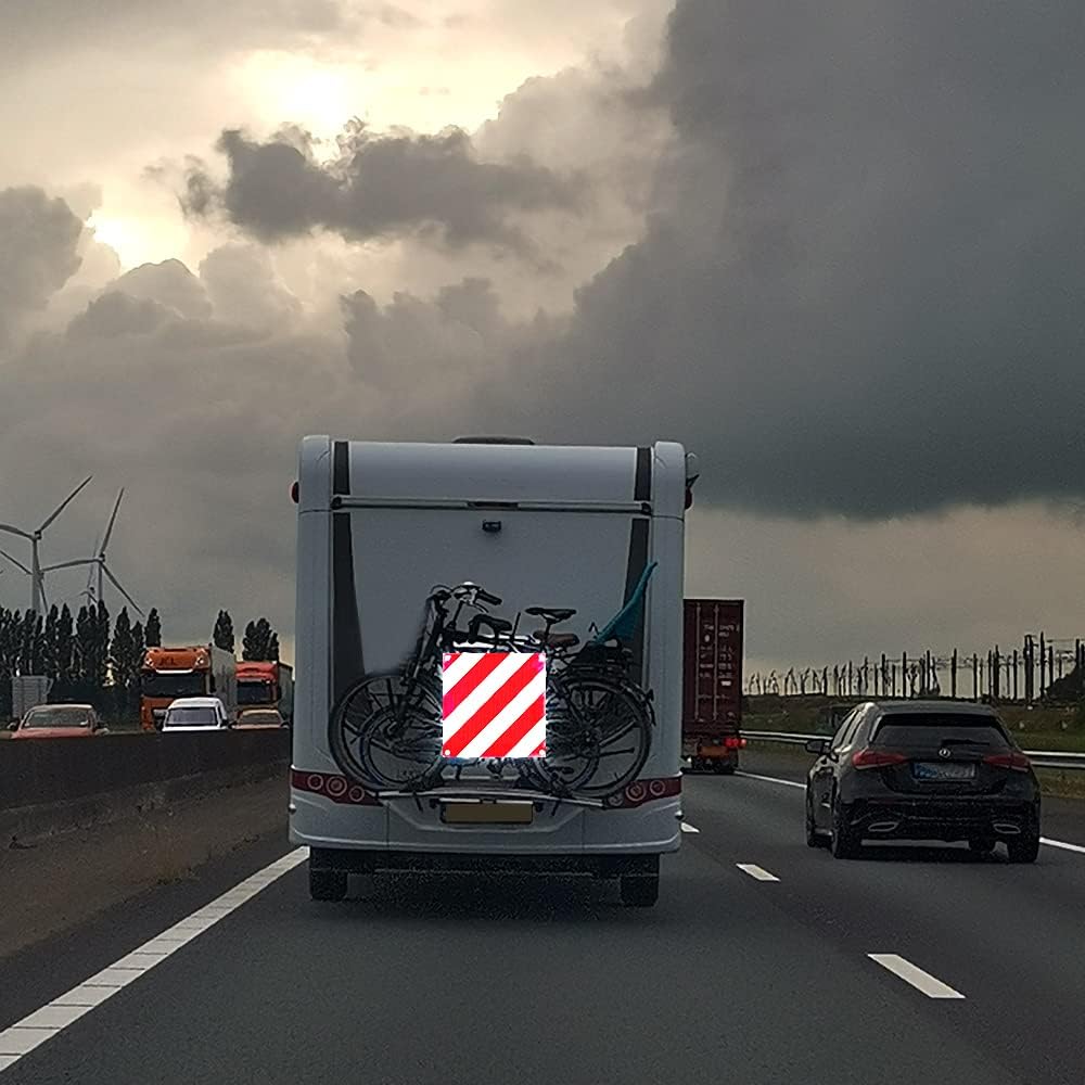 Thumbnail 4 de LIEBFIT 2in1 reflektierende Warntafeln für Italien & Spanien (Aluminium, 50 x 50 cm) mit 4 Spanngurten