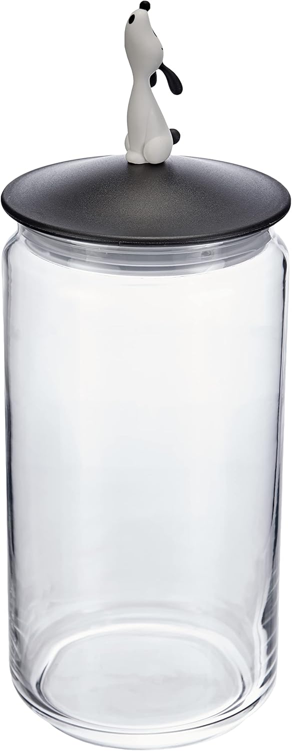 Alessi AMMI21 B Design Dog Food Container (Black)
