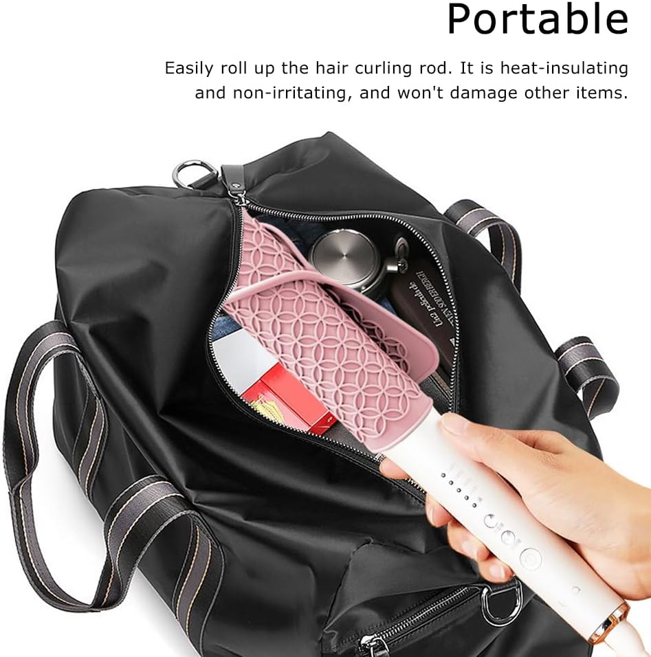 Detalle de Heat Mat for Hair Straighteners: Silicone, Heat-Resistant Surface for Your Styling Tools