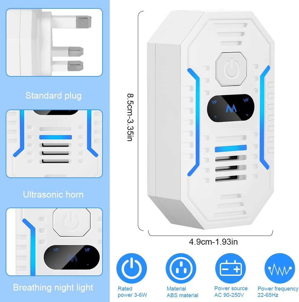 Detalle 2 de LOPHE Ultrasonic Pest Repeller 4-Pack