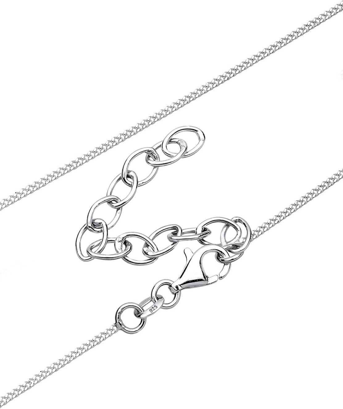 Detalle 2 de Elli Halskette Stern Anhänger 36 cm Silber
