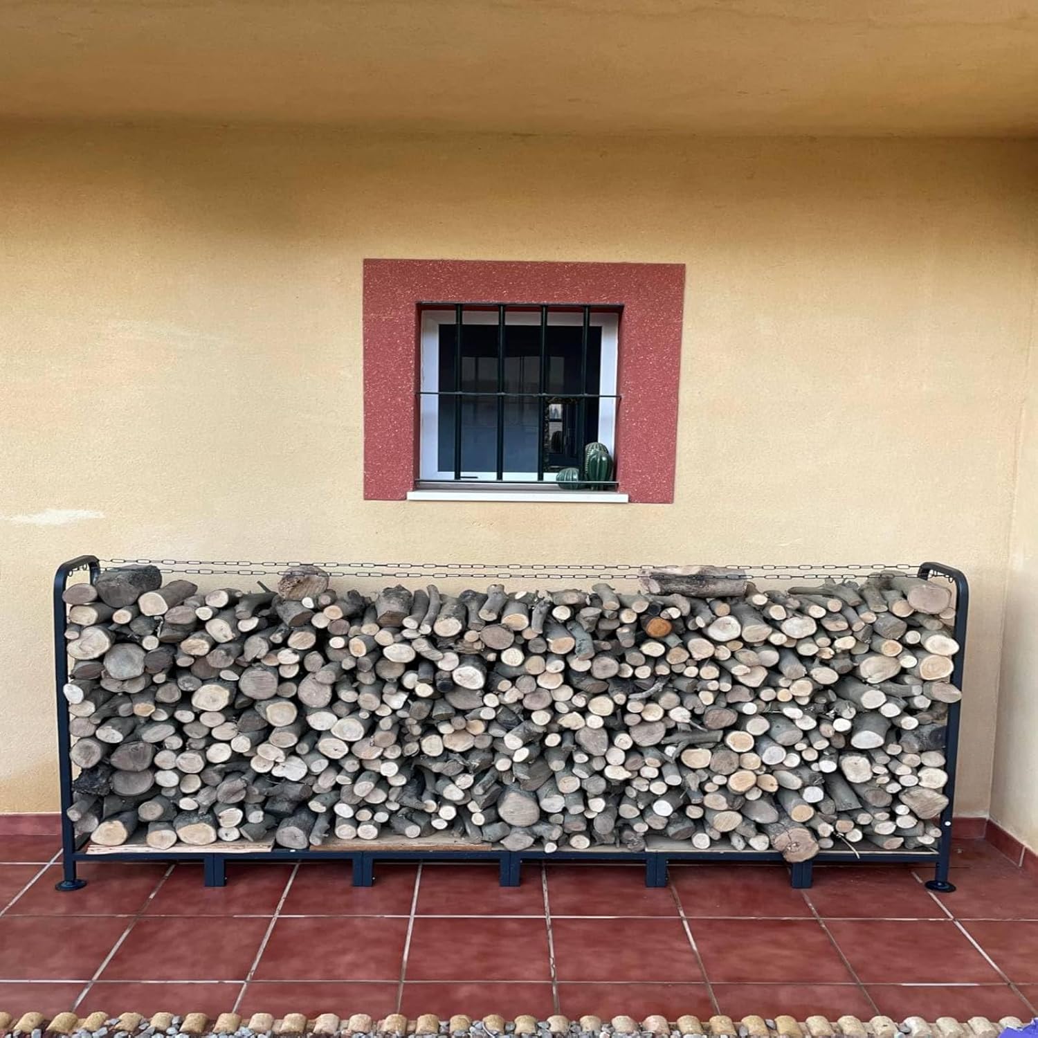 Detalle 2 de Scaffale portalegna 235x32x116 cm
