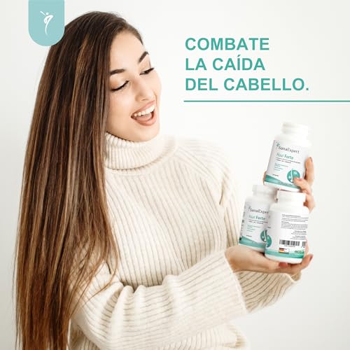 Detalle de SanaExpert Haar Forte | Fortalece Cabello y Uñas con Biotina, Zinc y Mijo de Perla