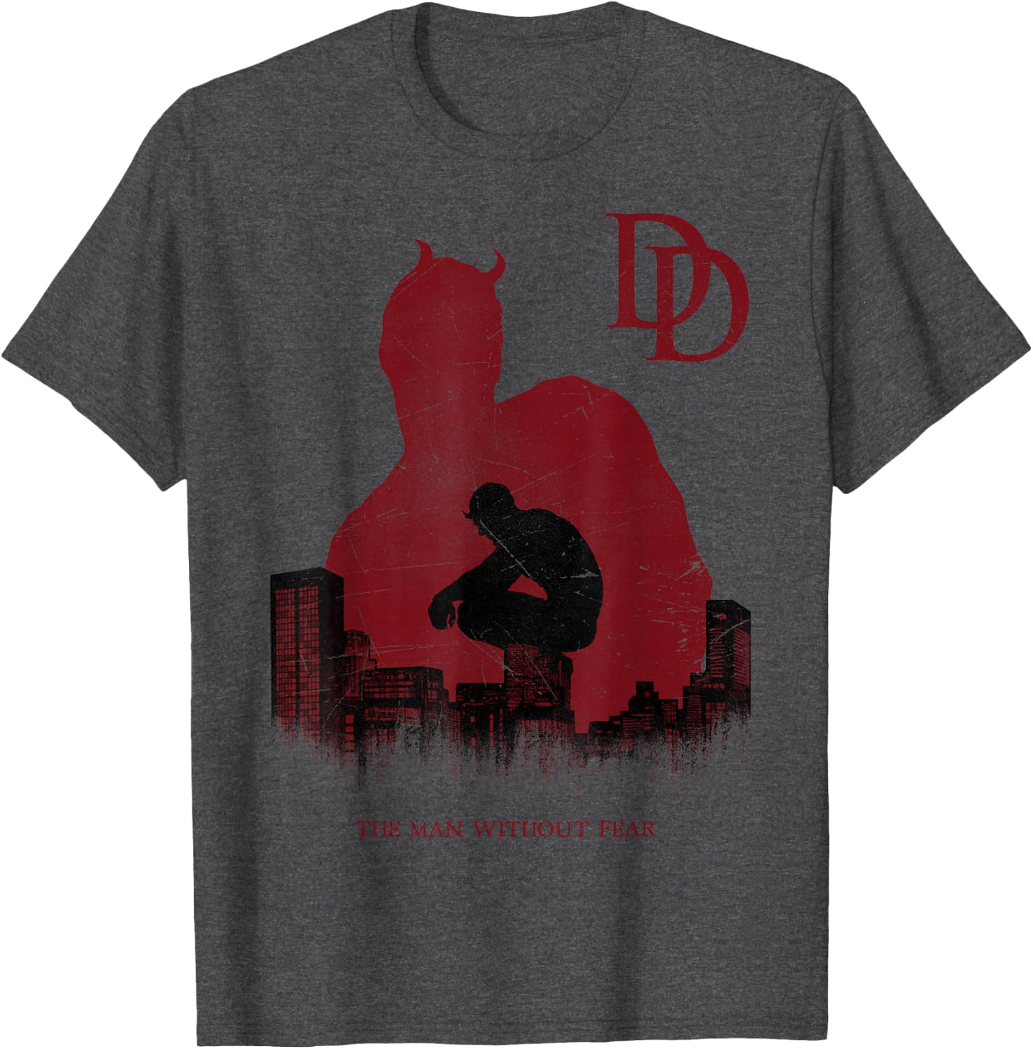 Thumbnail 3 de Marvel Daredevil T Shirt A Man Without Fear