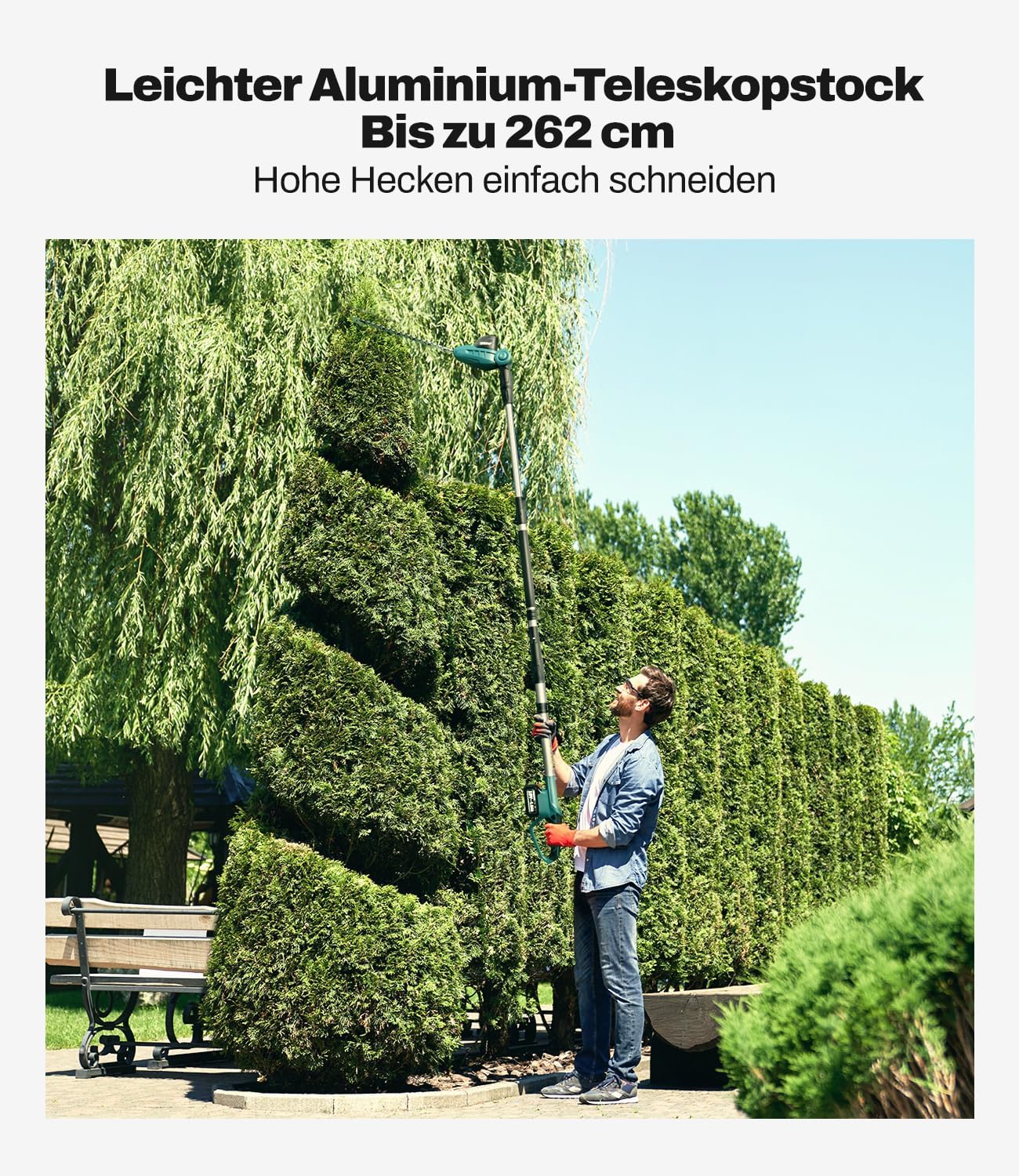 Thumbnail 5 de KIESBOHR CSL401 Akku Teleskop-Heckenschere 41 cm ✂