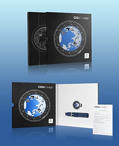 Thumbnail 4 de CIGA Design Mechanical Automatic Watch - Blue Planet U Series