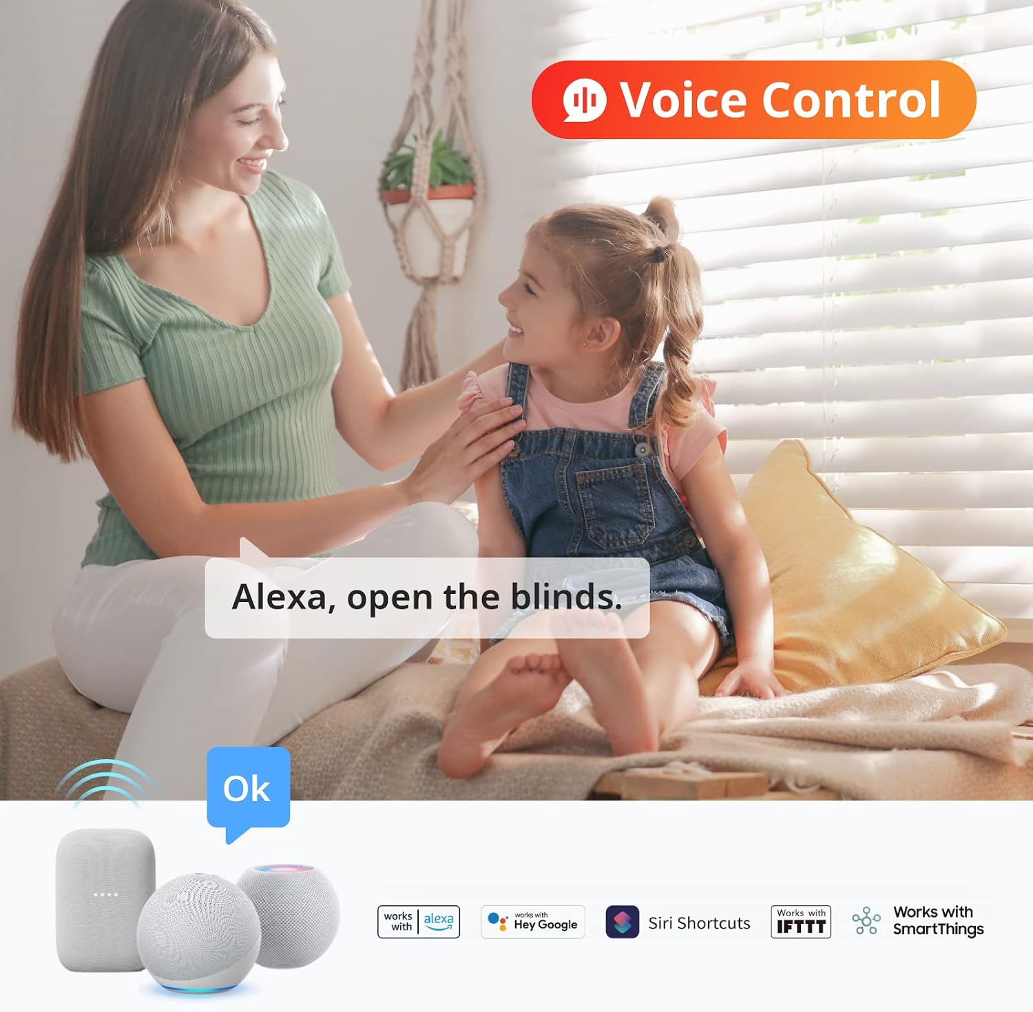 Detalle de SwitchBot Smart Motorized Blinds Kit 3-pack