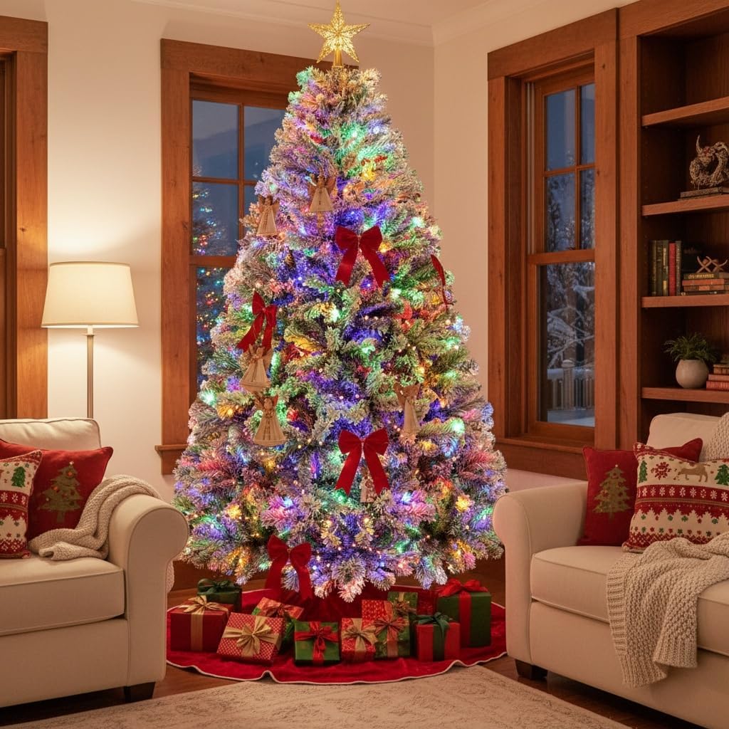Detalle de Sapin artificiel 180 cm avec 250 LED ⚡
