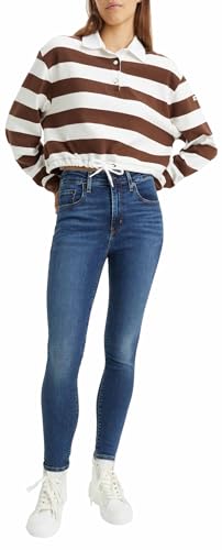 Detalle de Levi's 721 High Rise Skinny Jeans Femme — Blue Wave Dark (23W/28L)