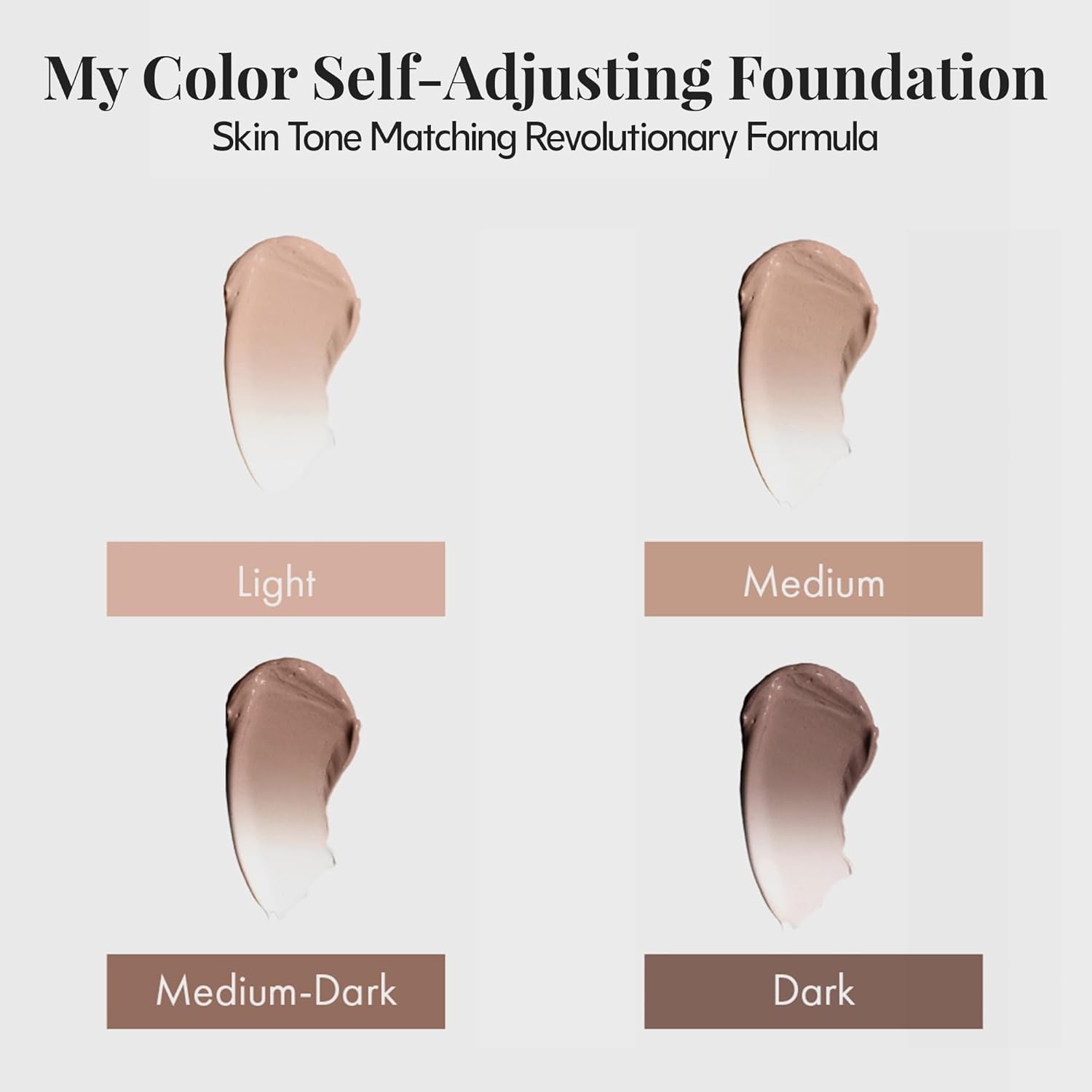 Thumbnail 5 de Jerome Alexander My Color Self-Adjusting Foundation (Medium) with Kabuki Brush, Hydrating & Lightweight Face Makeup