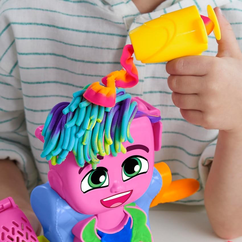 Thumbnail 4 de Hasbro Play‑Doh Peluquería para niños 3+ con 6 botes 🎨