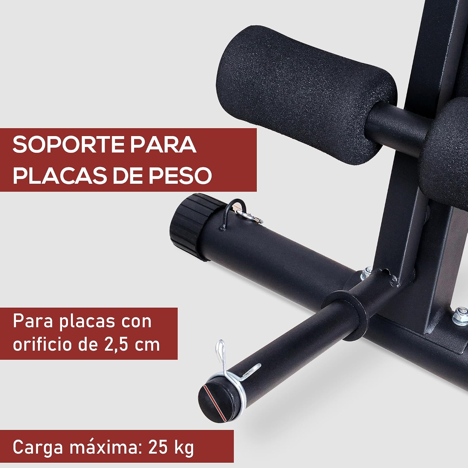 Thumbnail 5 de HOMCOM Banco de Musculación Plegable 300 kg