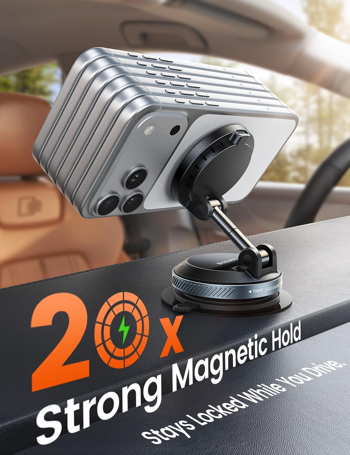 Detalle de Lamicall Magnetic Car Charger 15W