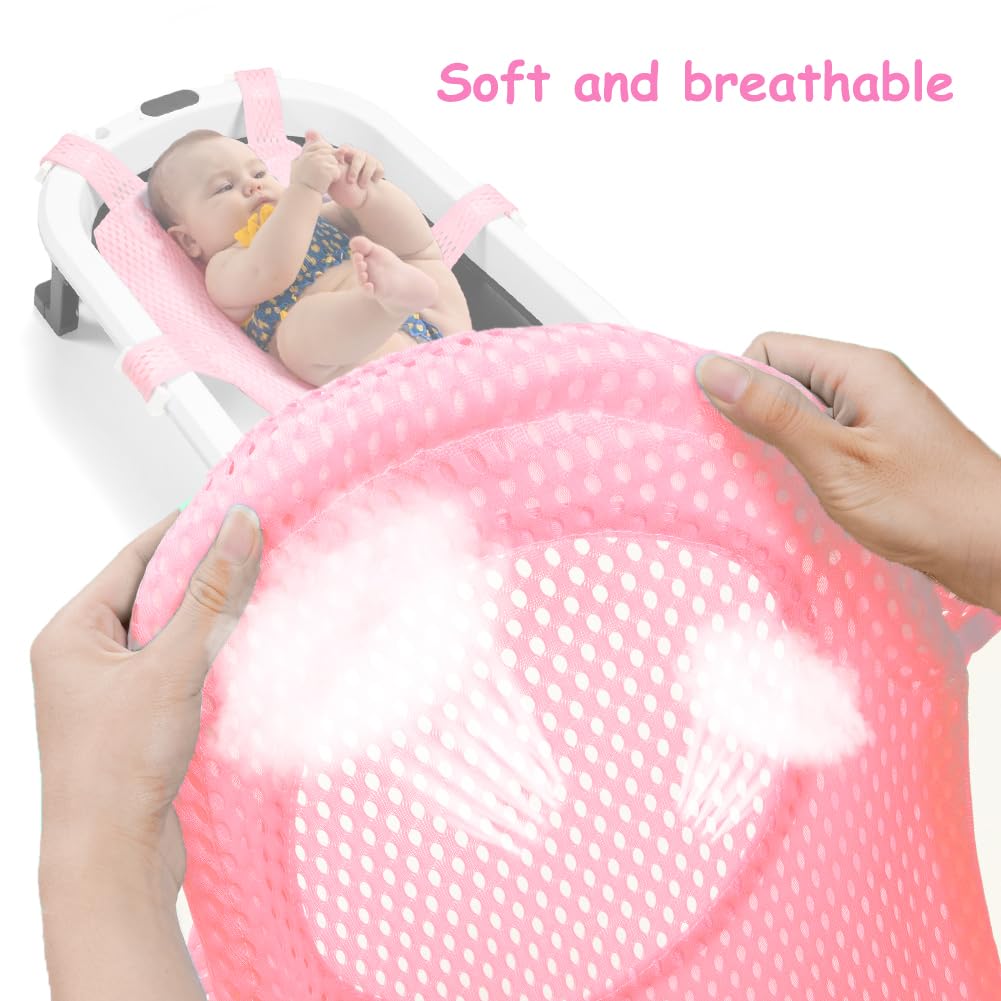 Thumbnail 4 de Aolso Baby-Badesitznetz Rosa 0–3 Jahre