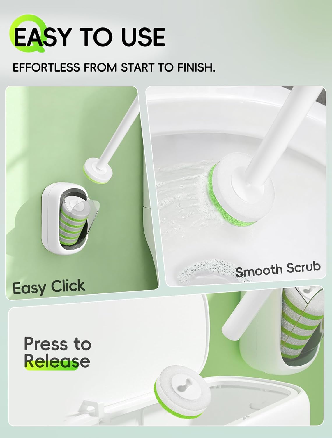 Thumbnail 6 de LEGUO Disposable Toilet Brush System with 48 Refills