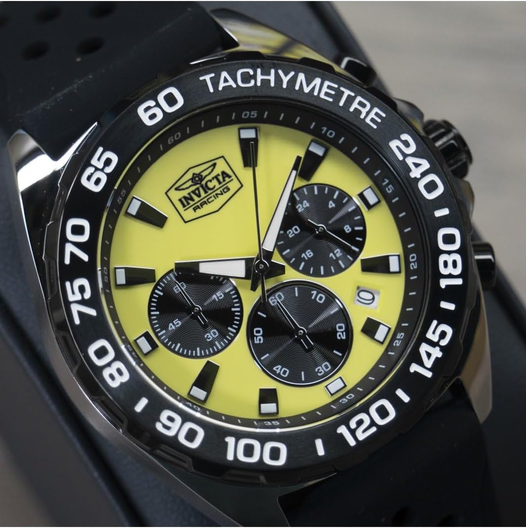 Thumbnail 1 de Invicta Racing Edelstahl Herren Quarzuhrwerk – 43mm