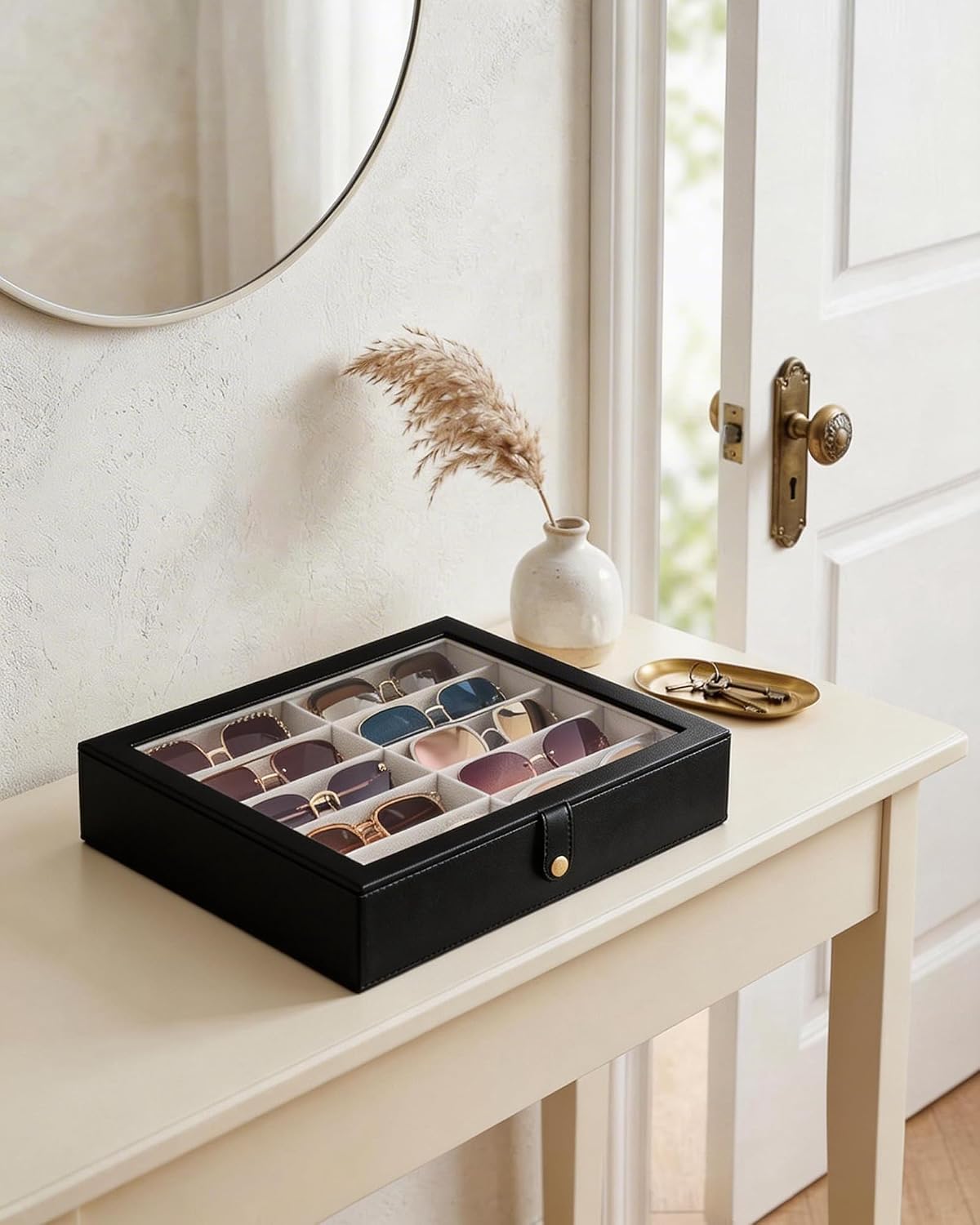 Detalle 1 de Lolalet Sunglasses Organizer Box, 10 Slots