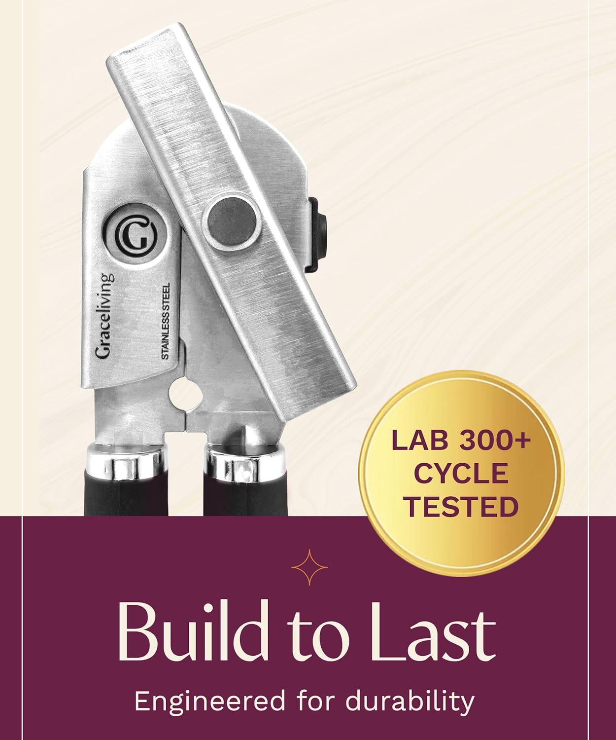 Thumbnail 1 de Graceliving Premium Multifunction Magnetic Manual Can Opener & Bottle Opener (Black)