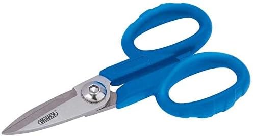 Detalle 2 de Draper 54957 Tijeras para Electricistas ⚡ 140mm