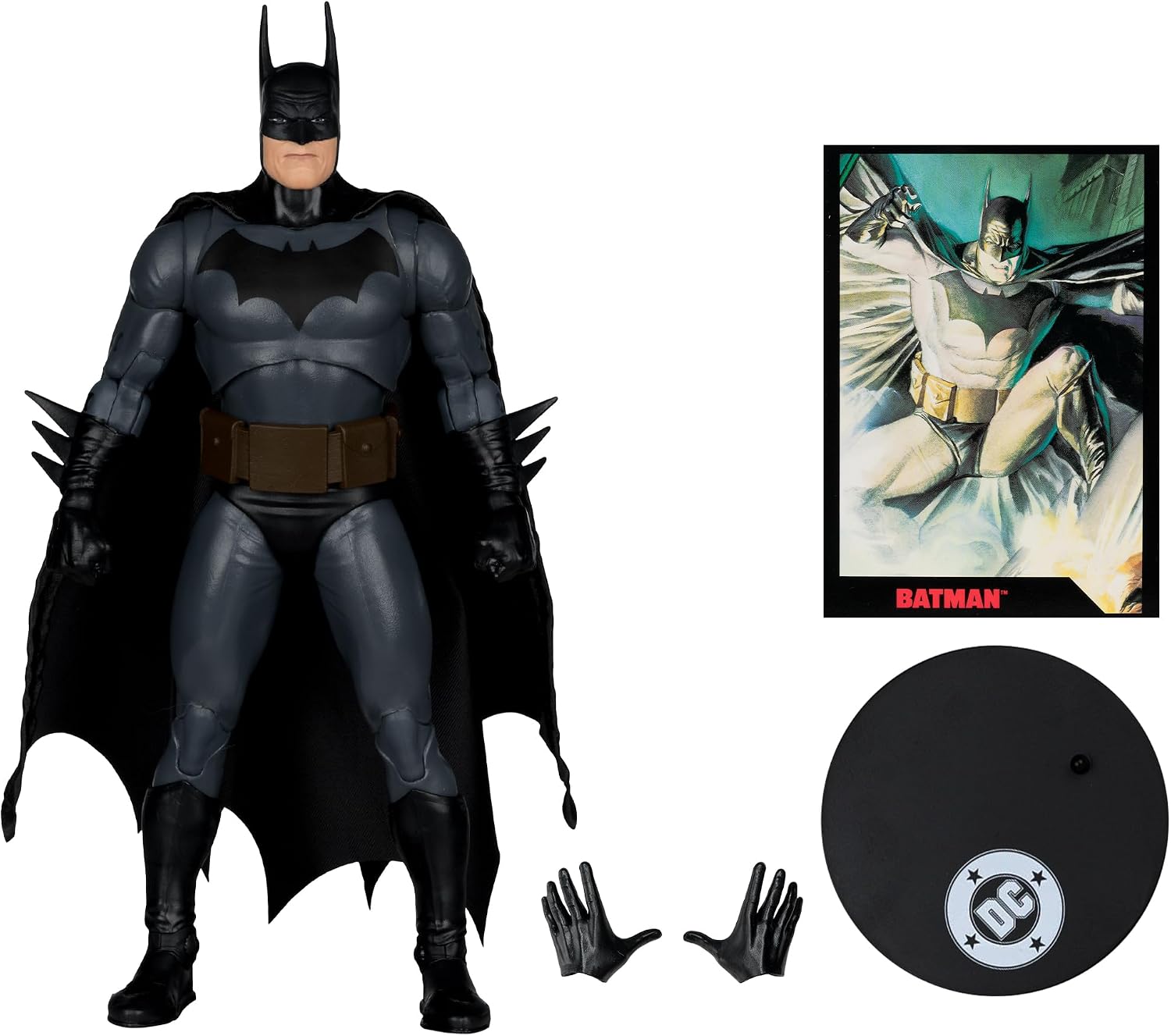 Detalle de McFarlane DC Direct Page Punchers – figurka Batmana (Sprawiedliwość), 18 cm
