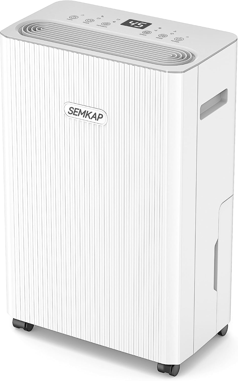 Detalle de SEMKAP PD8R-03ME Dehumidifier, 32 Pints per Day, 2,500 Sq. Ft. with Drain Hose