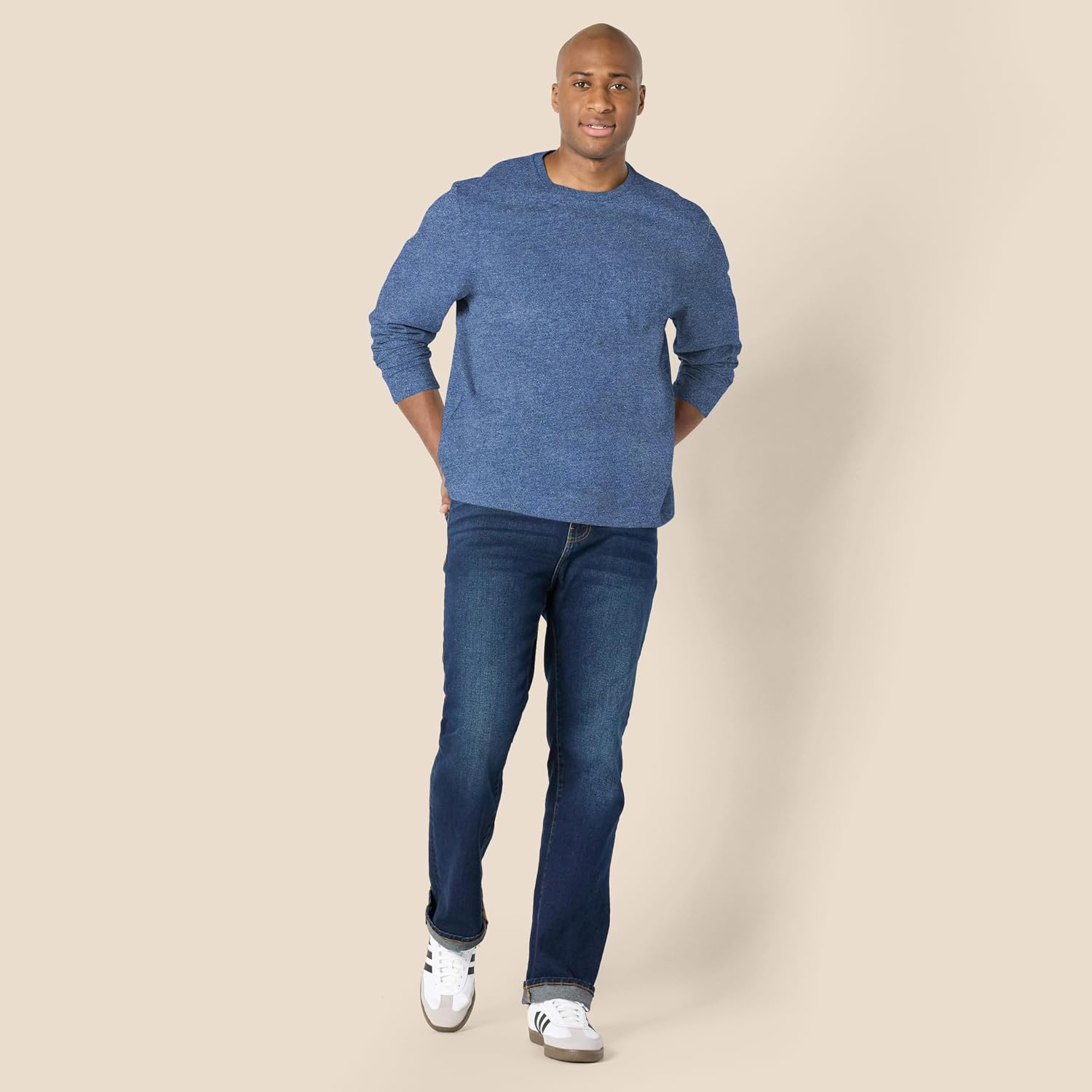 Thumbnail 6 de Amazon Essentials Men's Regular-Fit Crewneck Long-Sleeve T-Shirts
